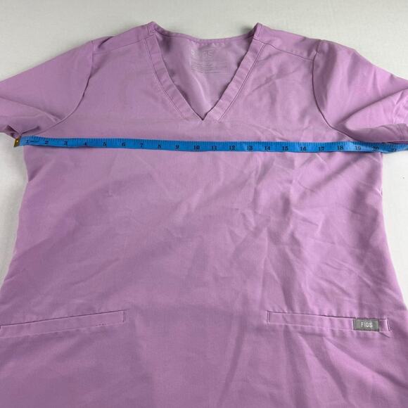 Figs Casma T Scrub Top Lavender Purple S - Picture 2 of 7